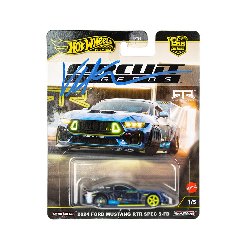 Autographed 2024 Mustang RTR Spec 5-FD Hot Wheels