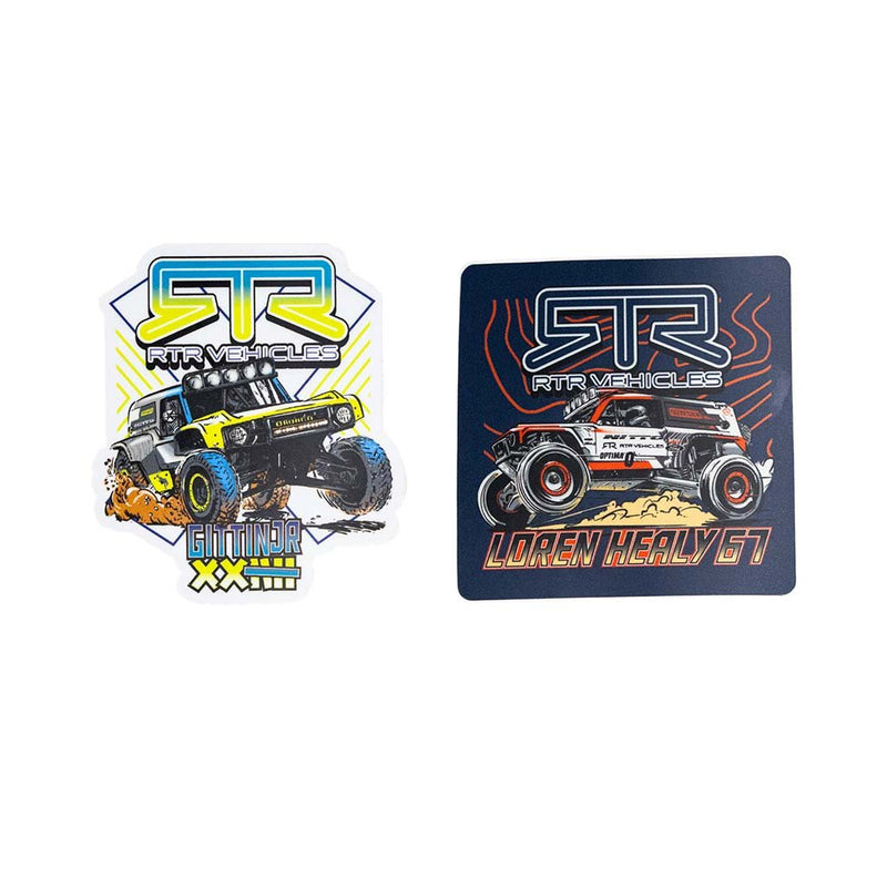 Flat Out Sticker Pack - RTR Vehicles