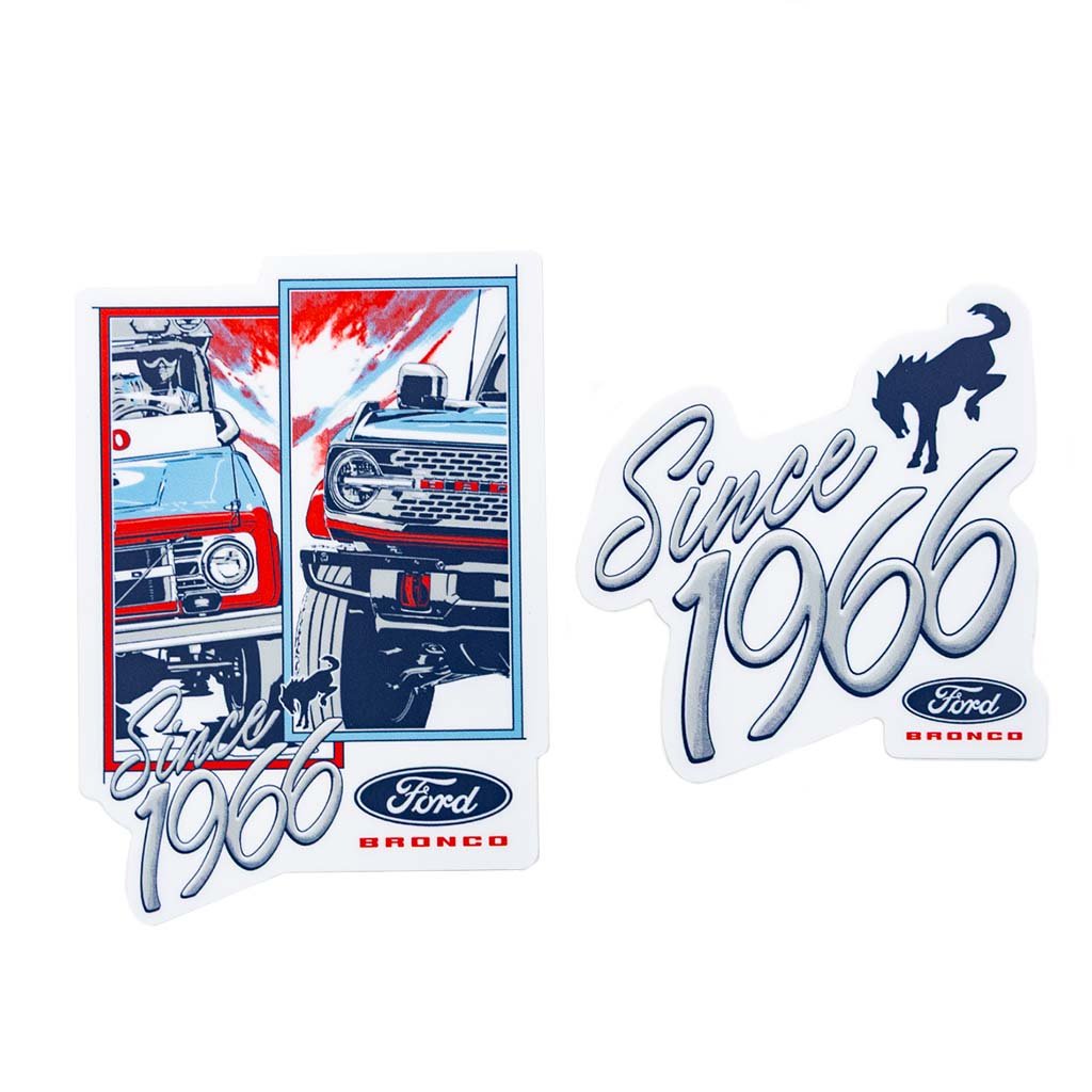 Ford Bronco Since 1966 Sticker Pack