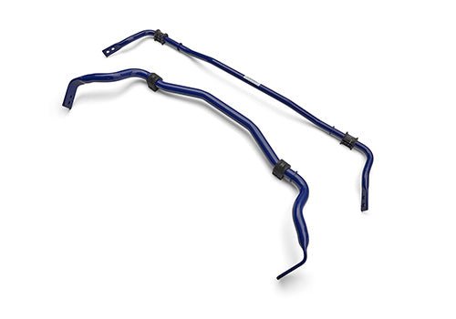 Ford Performance Track Sway Bar Kit for 15+ Mustang, includes matched anti-roll bars with mounting brackets and bushings, enhancing handling for street and track use.