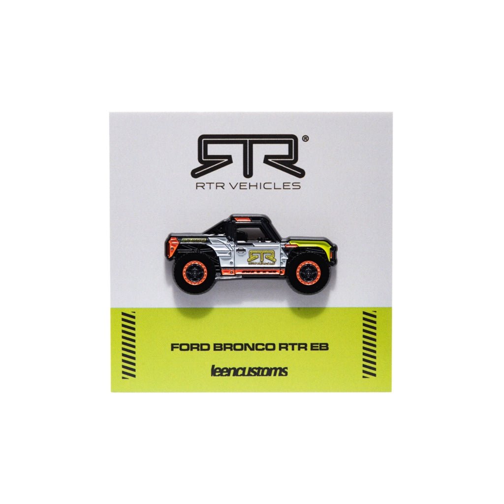 Leen Customs El Bandito metal enamel lapel pin on card stock paper backing