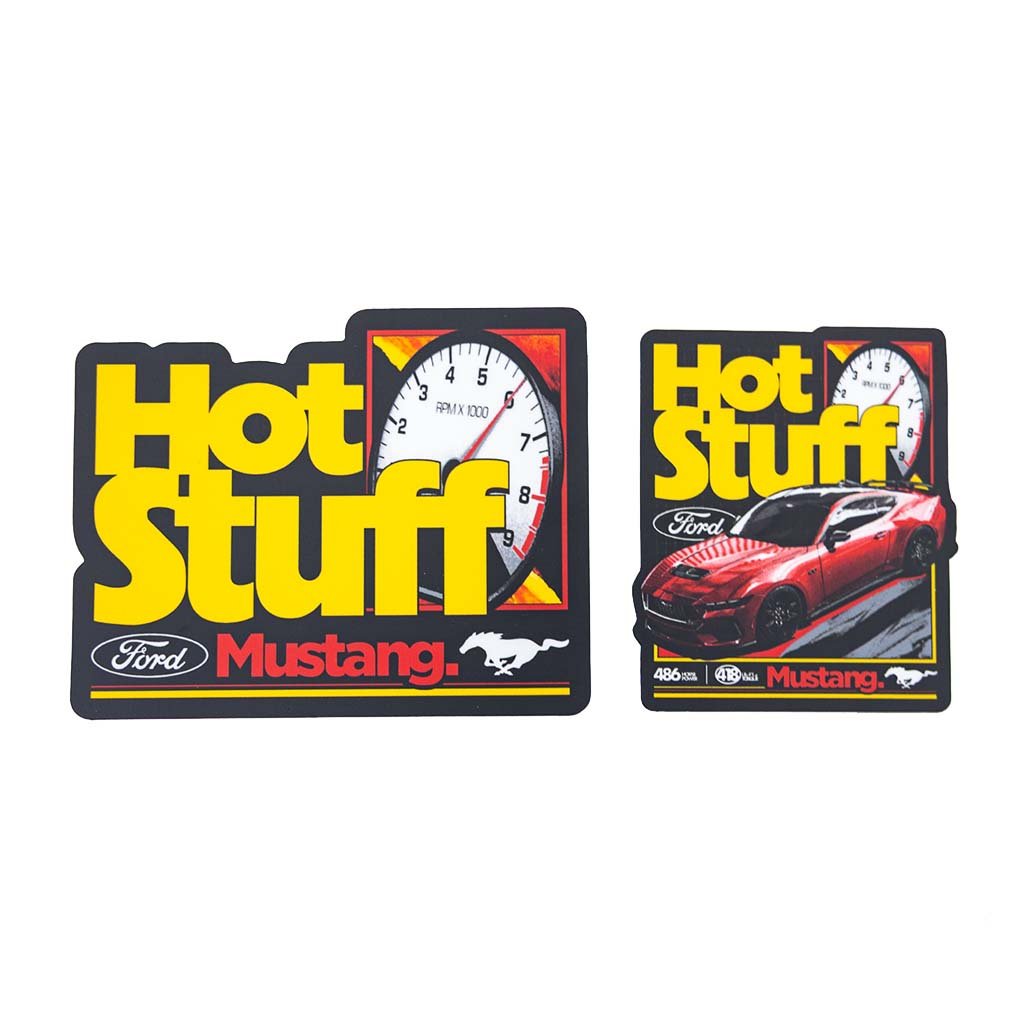 Mustang Hot Stuff Sticker Pack