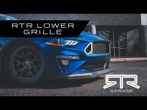 RTR Upper & Lower Grille w/ LED Accent Vent Lights (18-23 Mustang)