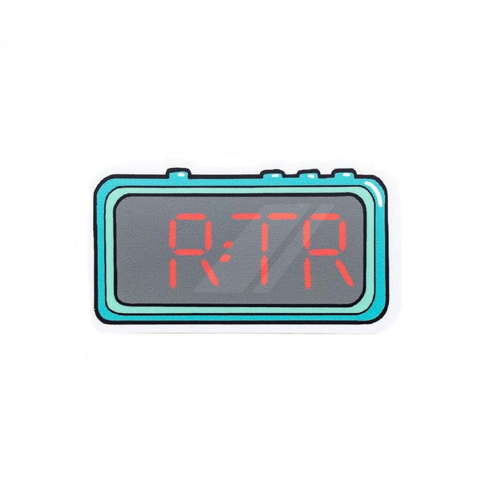 RTR Alarm Clock Sticker - RTR Vehicles