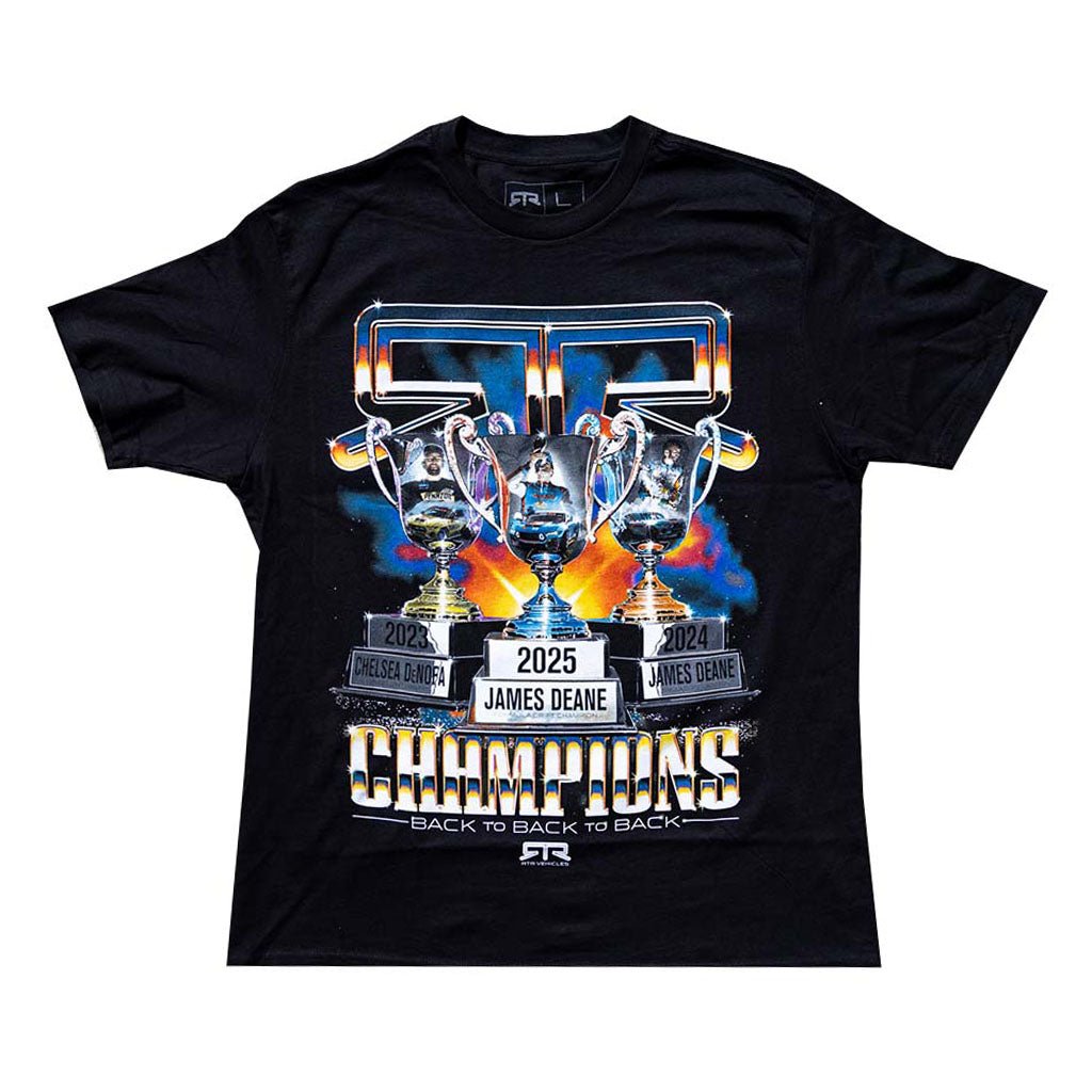 RTR Back To Back Champions T-Shirt - RTR Vehicles