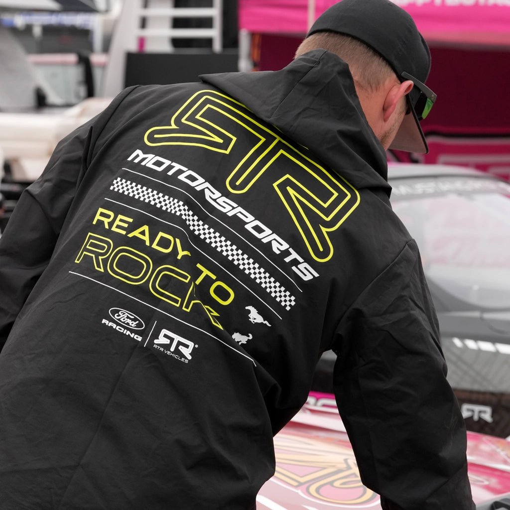 RTR Motorsports Hyperlime Windbreaker Coaches Jacket