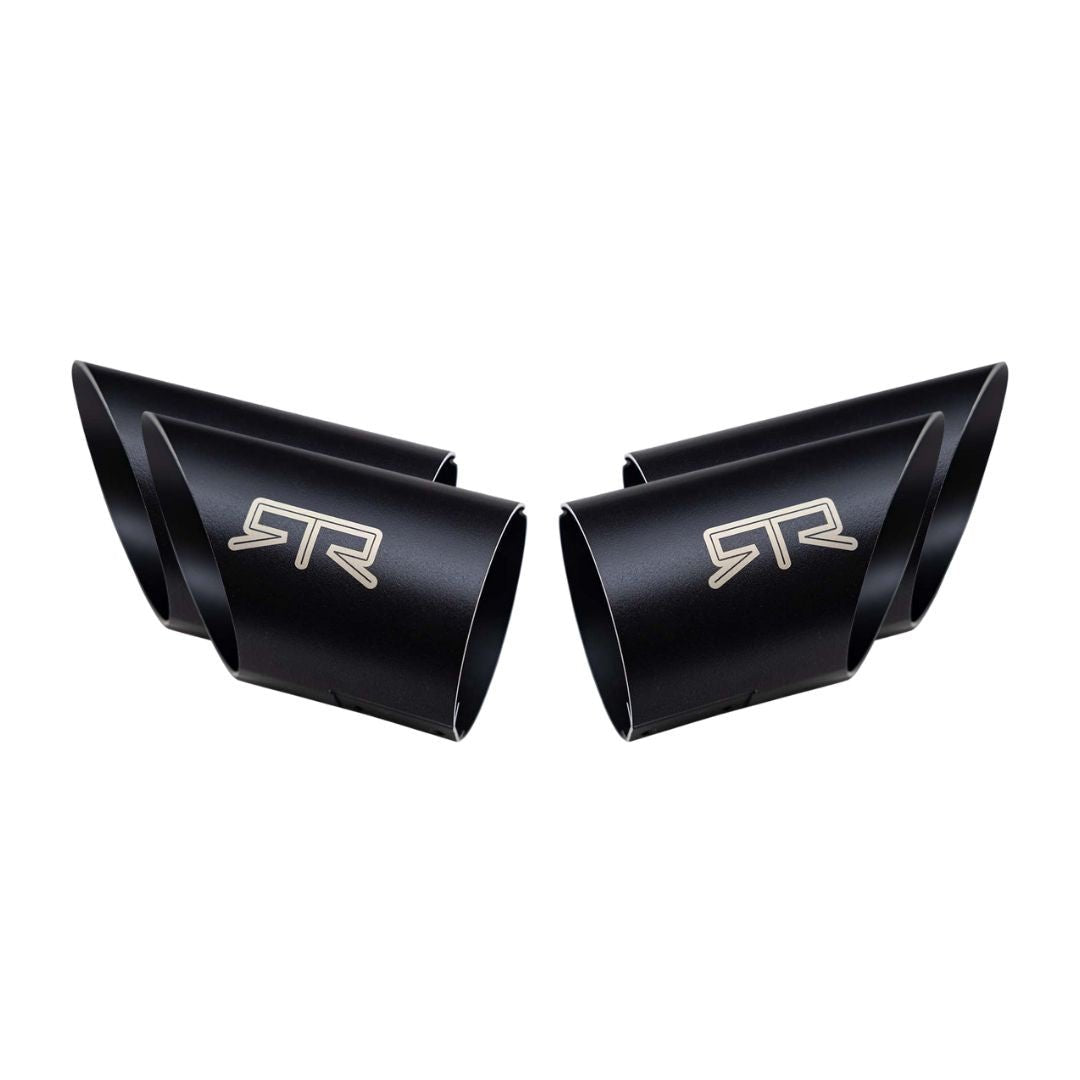 RTR Quad Tip Exhaust Cover Kit (15+ Mustang)