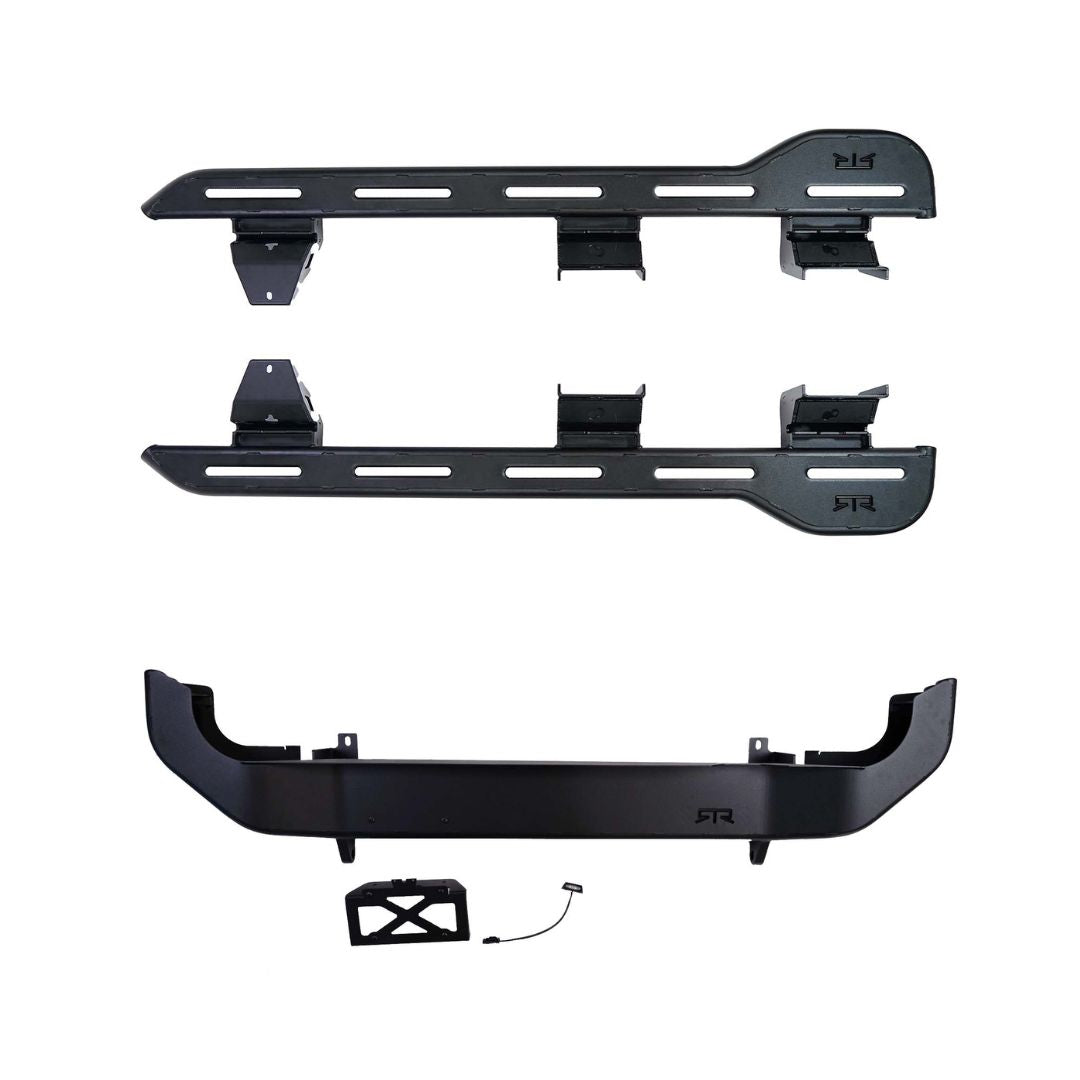 RTR Rock Sliders & Bumper Package (21+ Bronco, 22+ Bronco Raptor