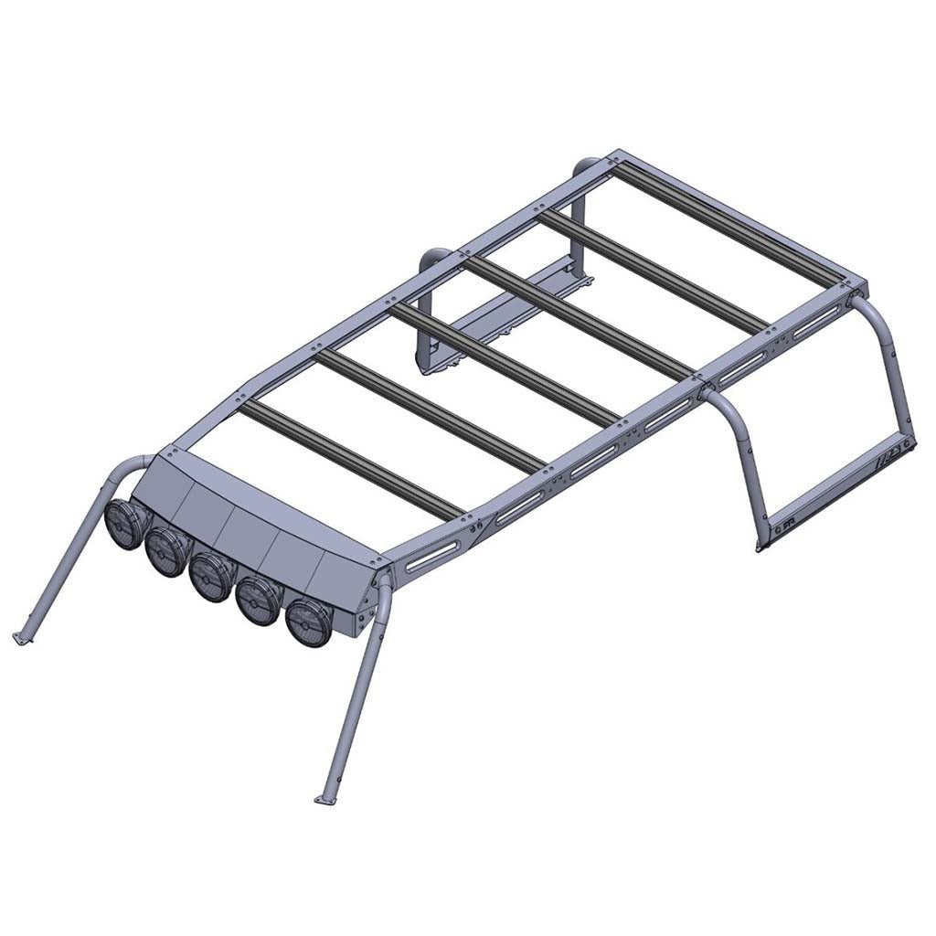 RTR Roof Rack & Light Bar w/ PROJECT X Lights - RTR Vehicles