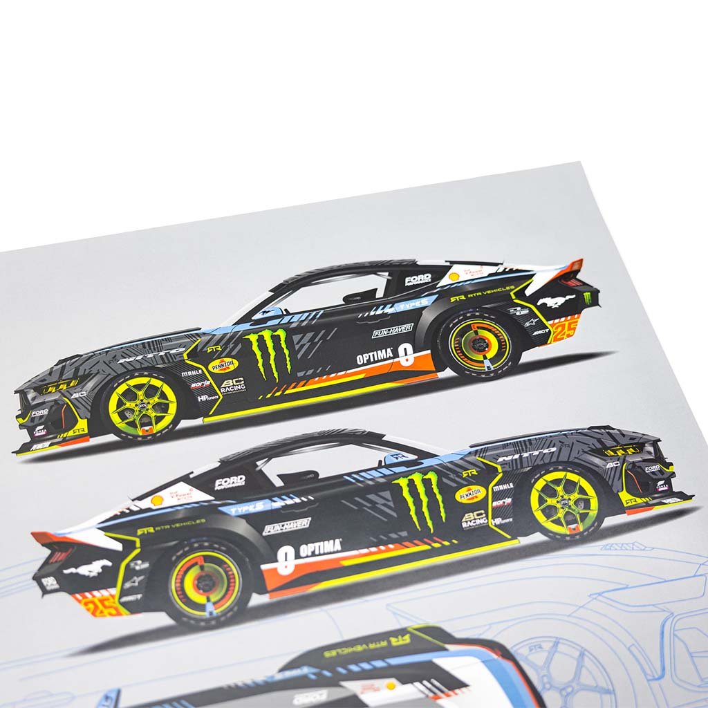 Vaughn Gittin Jr. 2025 Formula Drift Livery Poster