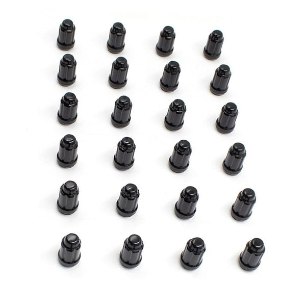thumbnail image 2 of 23pc Black Spline Lug Nut Set + 2 Keys – 1/2-20 Closed End Tuner – Ford F-150, Jeep 2 of 3