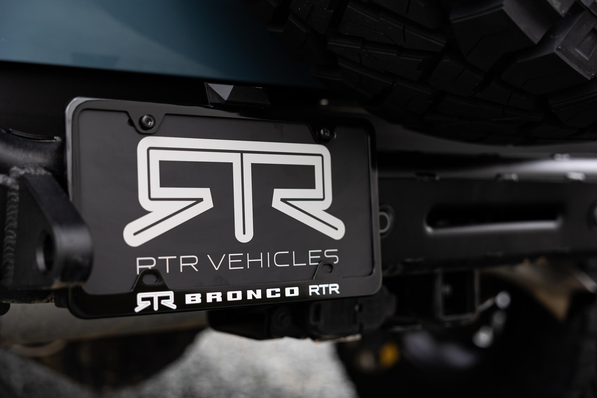 Bronco RTR License Plate Frame - RTR Vehicles