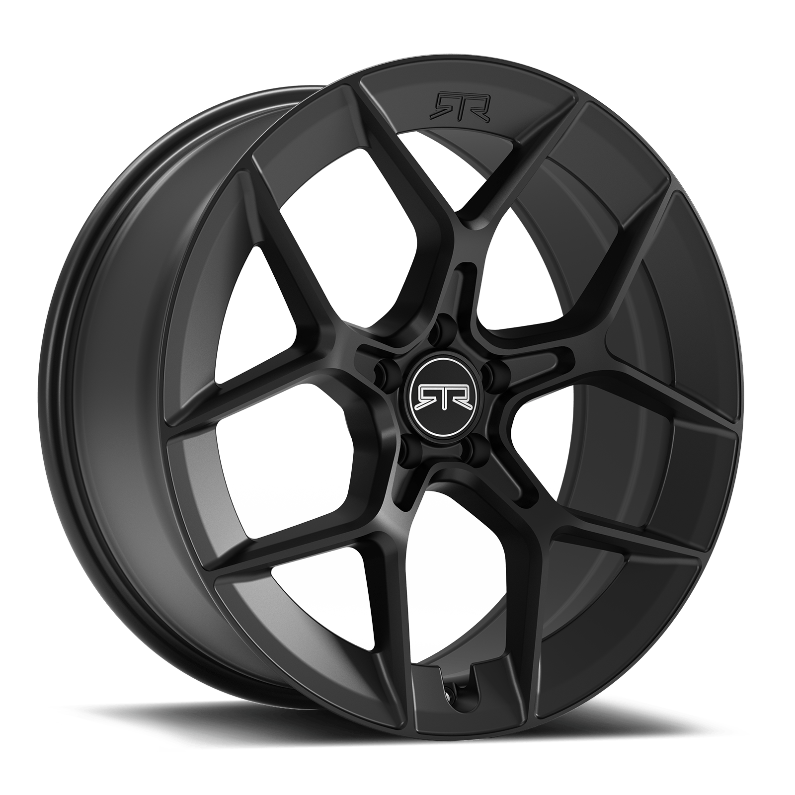 "RTR Aero 5 Mustang Mach-E Wheel | Satin Black/Satin Charcoal | 20x8.5 +31 Offset | Fits 2021+ Mustang Mach-E | Flow Forming Technology | Hub-Centric Design | Enhanced Aerodynamics | Precision Craftsmanship | Upgrade Your Mach-E's Style and Performance"