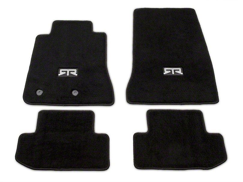 RTR Front & Rear Floor Mats w/ RTR Logo - Black (15-21 Mustang - All) - RTR Vehicles