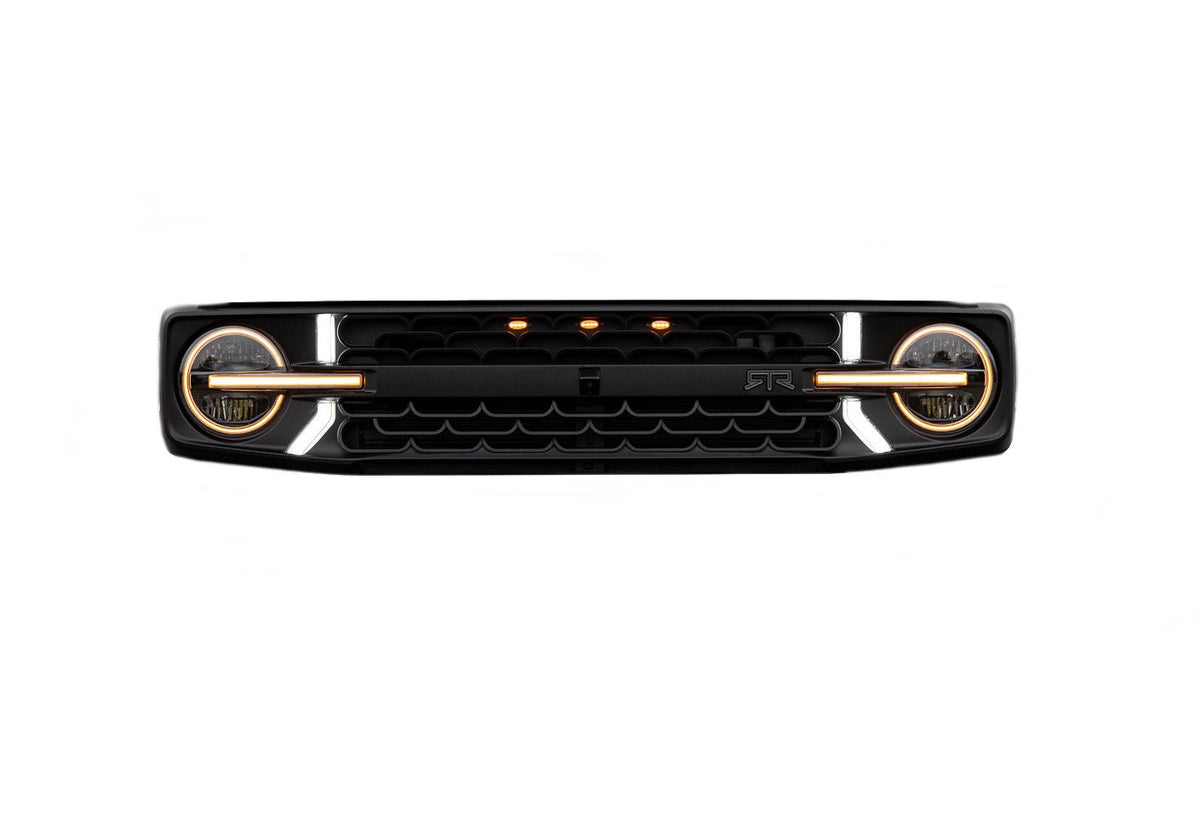 RTR Grille with Signature LED Lighting (22+ Bronco Raptor) - RTR Vehicles