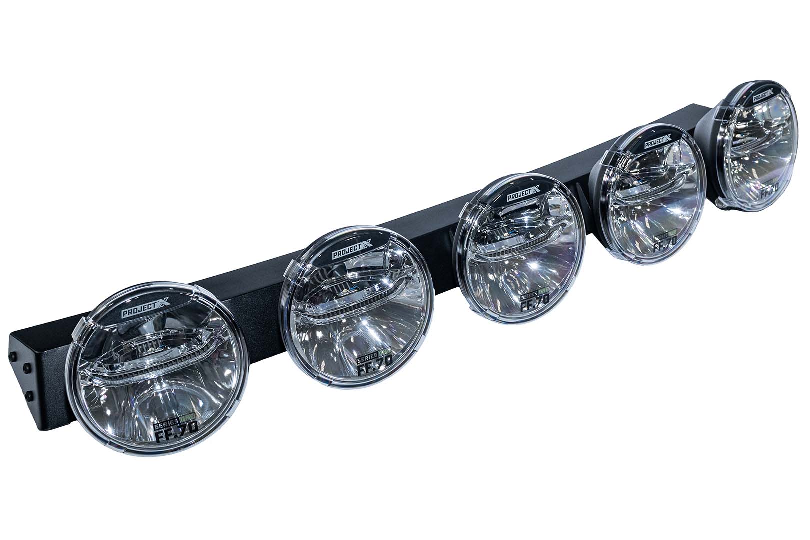 RTR Light Bar w/ PROJECT X FF.70 Lights (21+ Bronco - ALL/22+ Bronco R -  RTR Vehicles