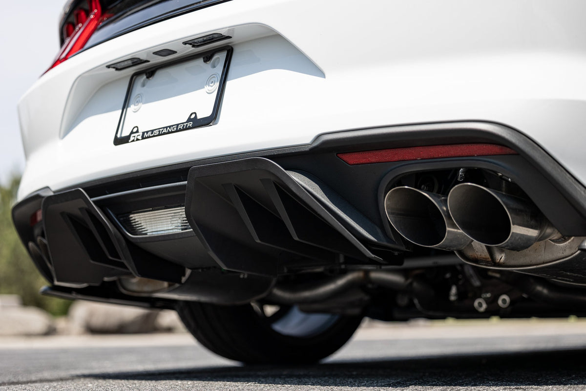 Rtr Diffuser Ford Mustang RTR Rear Diffuser (18-23 GT, Ecoboost w/ Active Exhaust ...
