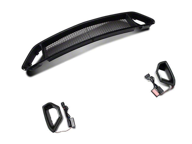 RTR Upper Grille with LED Lights (18-21 Mustang - GT & EcoBoost) - RTR Vehicles