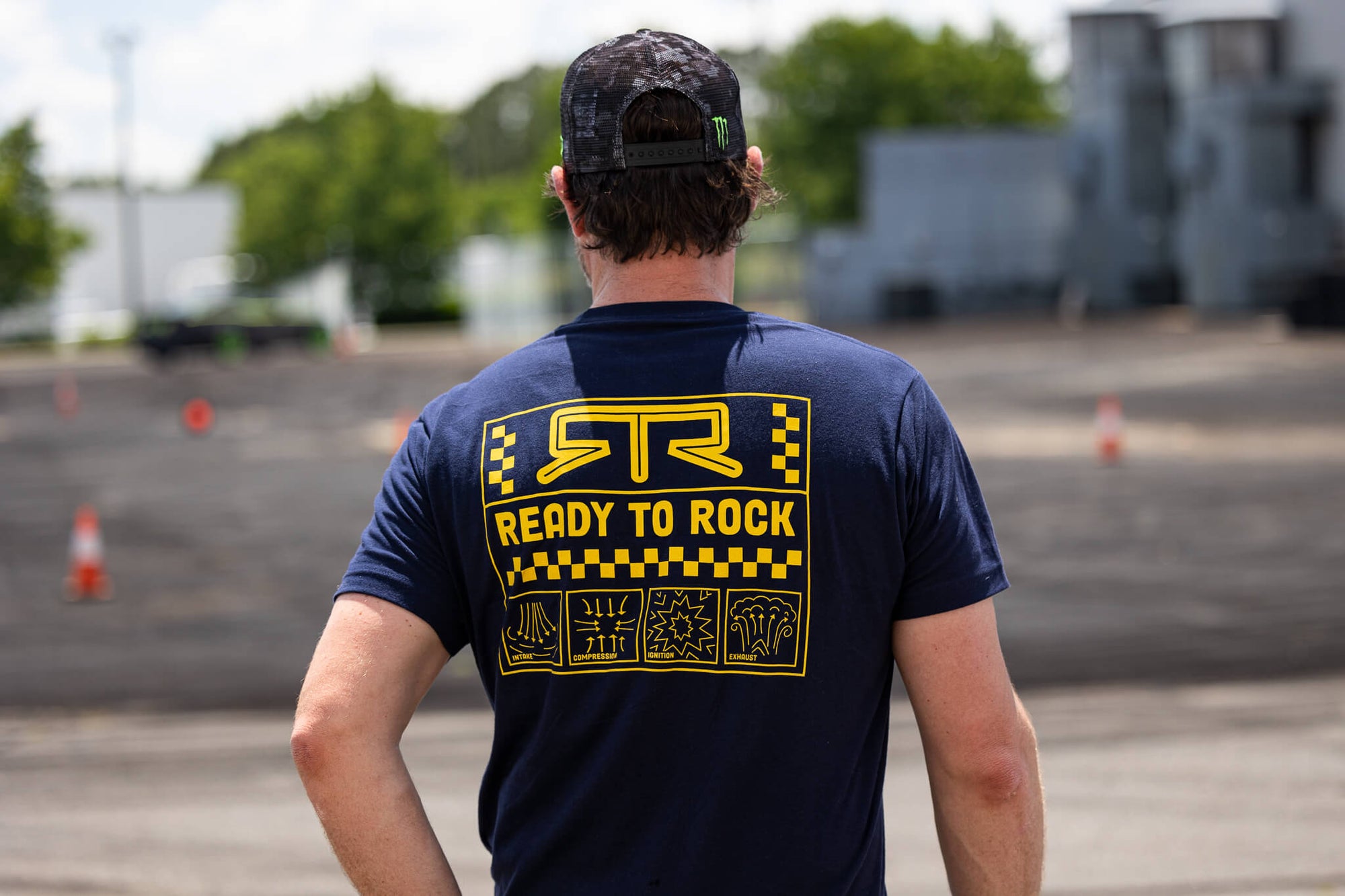RTR Vehicles Navy Combustion Tee - RTR Vehicles