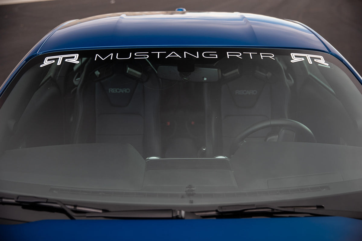 RTR Windshield Banner (18-22 Mustang - All - RTR Vehicles